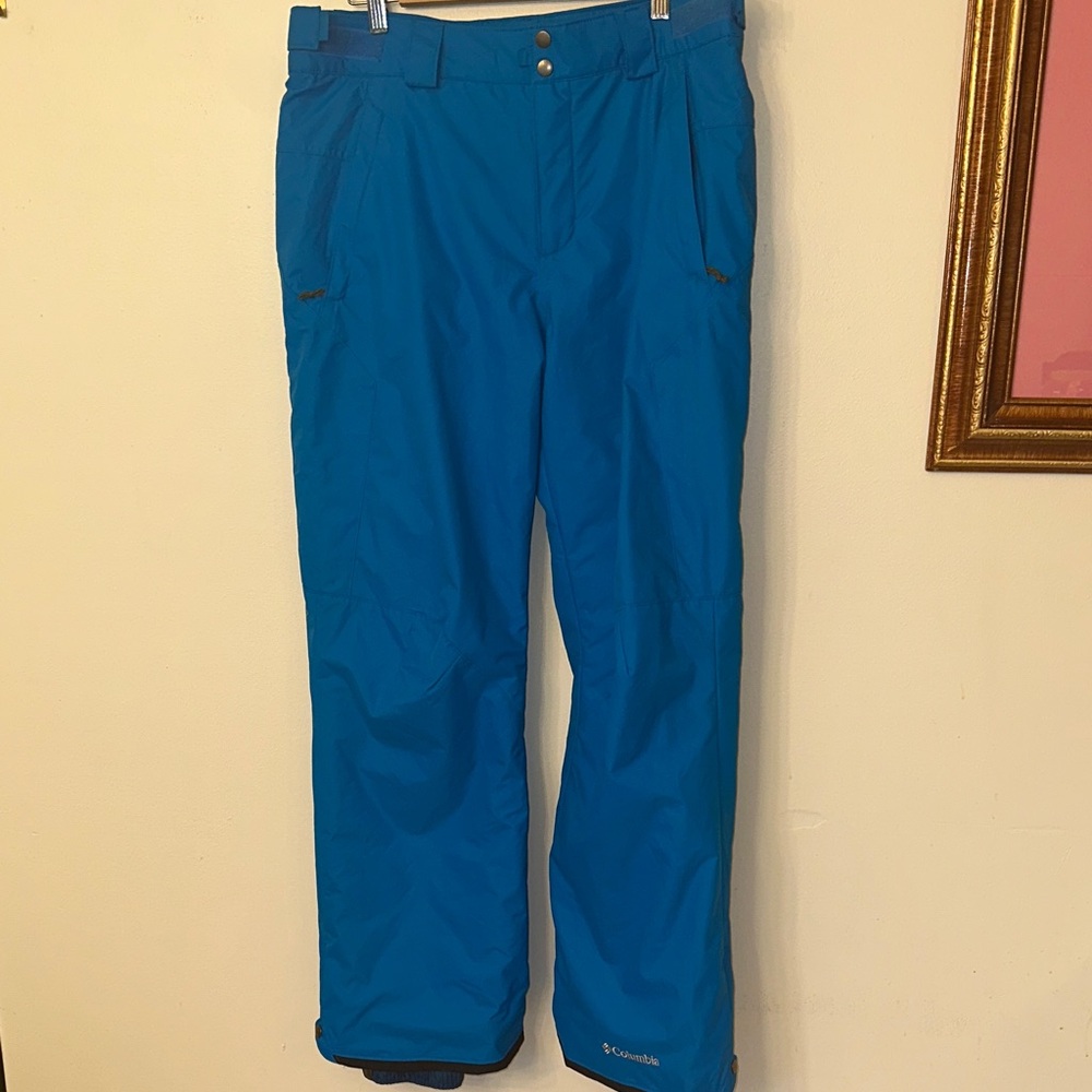 Columbia Sportswear Omni Tech Omni Heat Mens Powder Stash Compass Blue Pants M